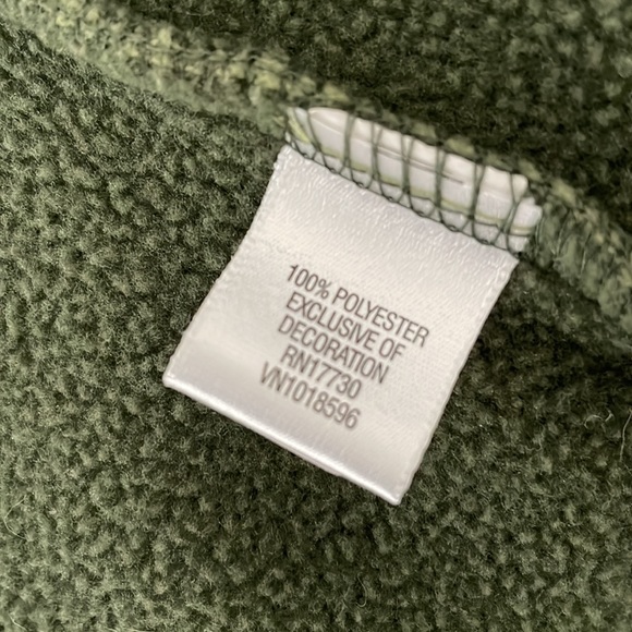 Merona Women’s size M fleece olive green activewear jacket - Picture 7 of 11